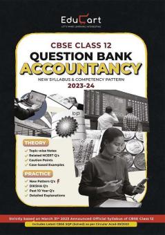 Educart CBSE ACCOUNTANCY Chapterwise Question Bank Class 12 (with Solved Papers) for 2023-2024