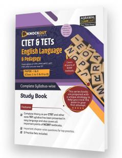 Examcart Knock Out Series CTET & TETs Paper 1 and 2 (Class 1 to 5 & 6 to 8) English Language and Pedagogy Textbook for 2024 Exam in English