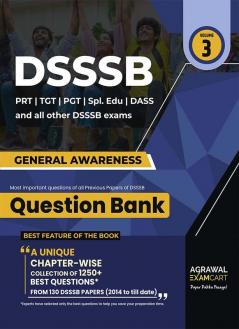 Examcart DSSSB General Awareness (GS) Chapterwise Solved Papers For 2023 Exams in English