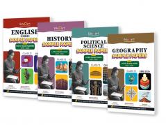 Educart CBSE Class 12 Sample Papers Bundle - History Political Science Geography & English 2023-24 (Introducing Revision Maps and Past Year Papers) 2024