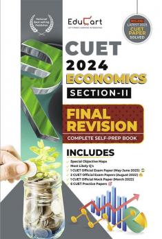 Educart Economics Section-2 NTA CUET UG Entrance Exam Book 2024 Final Revision (100% based on 2023 official CUET Online Paper)
