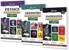 Educart CBSE Class 12 Sample Papers Bundle - Physics Chemistry & Maths 2023-24 (Introducing Revision Maps and Past Year Papers) 2024