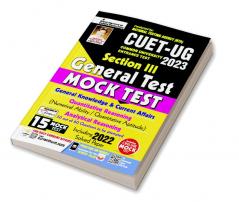 CUET UG 2023 Secton 3 General Test Mock Test Series 15 Mock Tests with Solved Paper (English Medium) (4144)