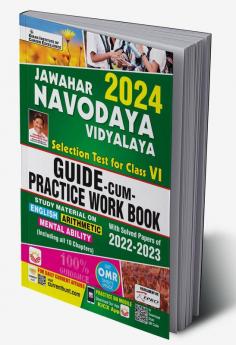 Jawahar Navodaya Vidyalaya 2024 Selection Test For Class 6 Guide Cum Practice Work Book