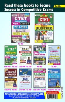 CTET Paper-II Math & Science Class VI-VIII-Solved Papers-E-2023