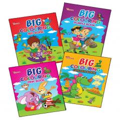 Big Colouring Books | Colouring Books for Kids | 3 to 9 Years old Kids | Best Colouring Painting and Art Book for Children| Set of 4 Books