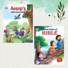 Moral Story Books for Kids|English Short Stories with Colourful Pictures|Bedtime Stories - Aesop's Tales and Bible