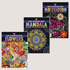 Colouring Book for Adults : Mandala|Flowers|Motivation (Adult Colouring Books for Peace & Relaxation)