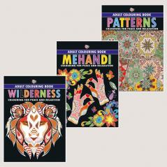 Colouring Book for Adults : Mehandi|Wilderness|Patterns (Adult Colouring Books for Peace & Relaxation)