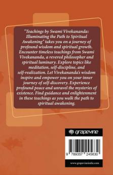 Teachings by Swami Vivekananda: Illuminating the Path to Spiritual Awakening