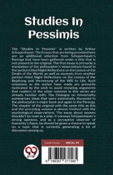 Studies In Pessimis