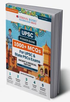 UPSC Power Bank:1000+ MCQs for UPSC and State PSCs and exams Ancient & Medieval History (For Latest Edition)