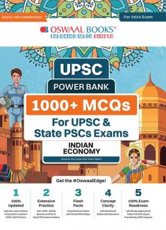 UPSC Power Bank:1000+ MCQs for UPSC and State PSCs and exams Indian Economy (For Latest Edition)