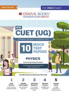 NTA CUET (UG) 10 Mock Test Sample Question Papers Physics (2024)