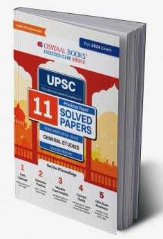 Oswaal UPSC CSE Mains 11 Years Solved Papers (2013-2023) General Studies For Civil Services Exams 2024