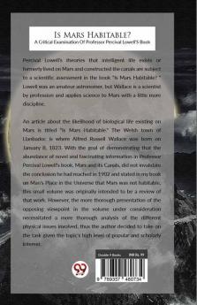 Is Mars Habitable? A Critical Examination Of Professor Percival Lowell'S Book