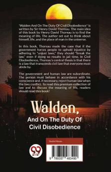 Walden And On The Duty Of Civil Disobedience