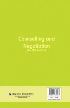 Counselling and Negotiation