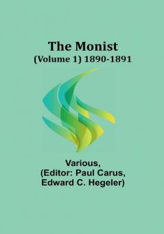 The Monist|Volume 1 1890-1891