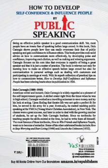 How to Develop Self-Confidence & Influence People By Public Speaking