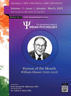 The International Journal Of Indian Psychology Volume 11 Issue 1 (Booklet 12)