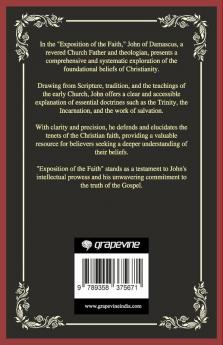 Exposition of the Faith: Foundations of Christian Belief