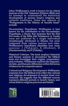 Prolegomena to the History of Ancient Israel