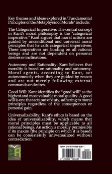 Fundamental Principles of the Metaphysic of Morals