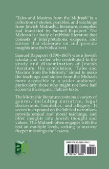 Tales and Maxims from the Midrash