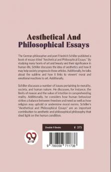 Aesthetical And Philosophical Essays