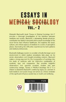 Essays In Medical Sociology Vol.- 2