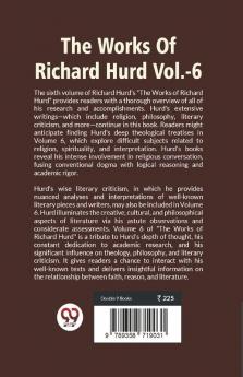 The Works Of Richard Hurd Vol.-6