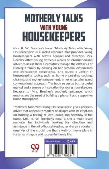 Motherly Talks With Young Housekeepers