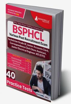 BSPHCL Various Post Recruitment Exam 2024 | Technician Grade III, Jr. Accounts Clerk, etc. | 40 Practice Tests (1800+ Solved MCQs) | Free Access to Online Tests