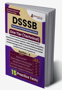 DSSSB Various Post Recruitment Exam 2024 | One Tier (Technical) - Asst. Sanitary Inspector Matron Laboratory Attendant Veterinary and Livestock Insp. & etc | 15 Practice Tests (1500 Solved MCQ