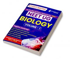 NEET UG Biology Study Notes 2024 (Volume-1) with Theory + Practice MCQs for Complete Preparation - Based on New Syllabus as per NMC | Includes A&R and Statement Type Questions