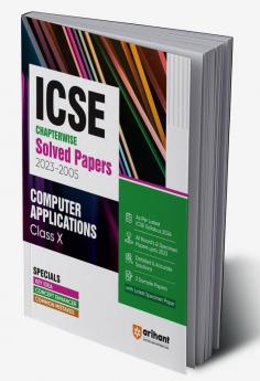 ICSE Chapterwise Solved Papers 2023-2005 Computer Applications Class 10th