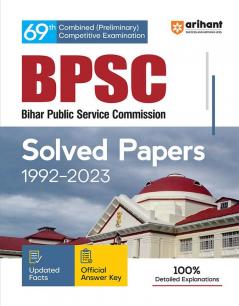 BPSC 69th Combined Competitive Pre. Exam Solved Papers 1992-2023