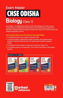 Arihant CHSE Odisha Exam Master Biology Book For Class 12 with Solved Paper and Practice Sets For 2023-24