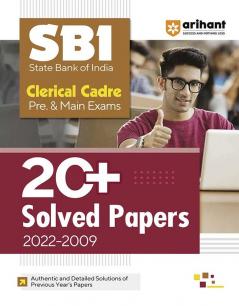 Arihant SBI Clerical Cadre Pre. & Main Exam 20+ Solved Papers 2022-2009