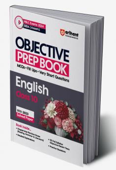 Objective Prep Book English Class 10th HSLC Exam 2024