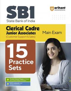 Arihant 15 Practice Sets SBI Clerical Cadre Junior Associates (Customer Support & Sales)Main Exam