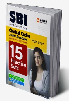 Arihant 15 Practice Sets SBI Clerical Cadre Junior Associates (Customer Support & Sales)Main Exam