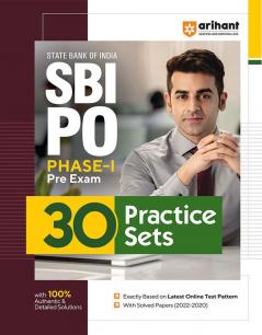 SBI PO Phase 1 Pre Exam 30 Practice Sets