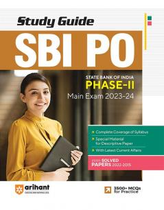 Arihant Study Guide SBI PO Phase 2 Main Exam 2023-24