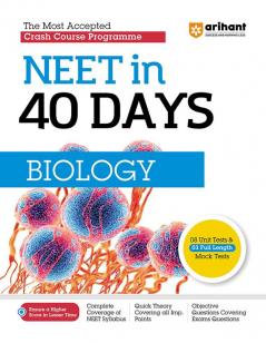 Arihant 40 Days Crash Course Programme NEET Biology 2024