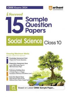 Arihant CBSE Sample Question Papers Class 10 Social Science Book for 2024 Board Exam