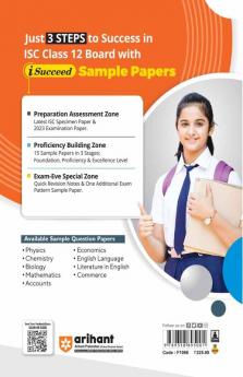 Arihant ISC Sample Question Papers Class 12 Biology Book for 2024 Board Exam