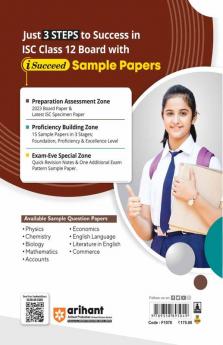 Arihant ISC Sample Question Papers Class 12 Economics Book for 2024 Board Exam