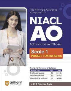 NIACL AO Administrative Officers Scale-1 Phase 1 Online Pariksha 2023